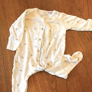 Zara Baby gender neutral footie pajama